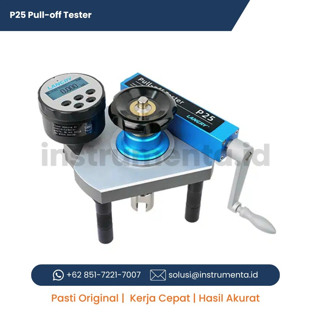 Authorized Distributor Pull-off Tester LANGRY P25 Alat Uji Adhesion Coating dan Bond Strength Hydraulic